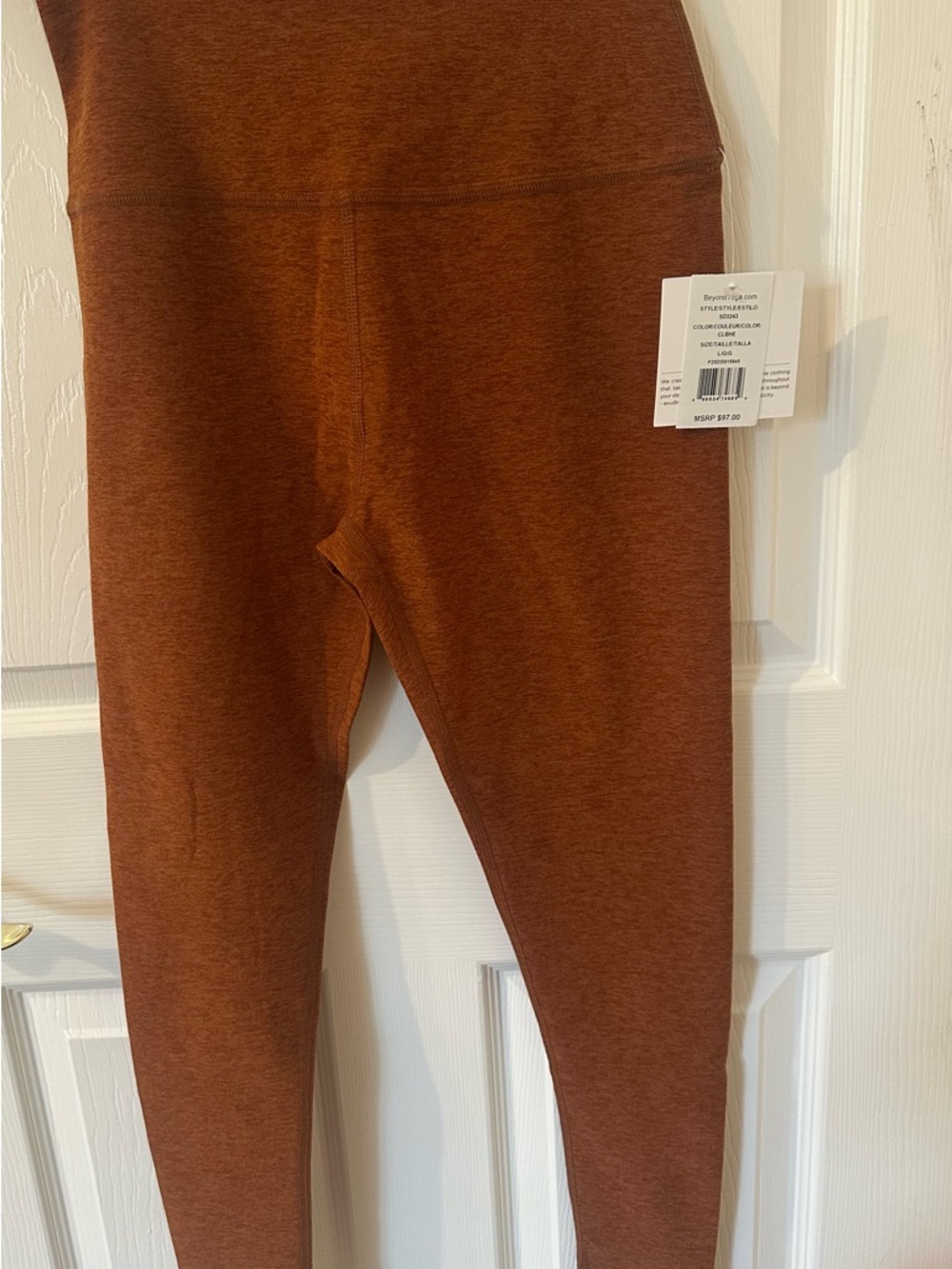 Beyond Yoga Rust Brown Leggings NWT